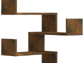 Sieninė kampinė lentyna, ąžuolo spalvos - nuotraukos Nr. 5