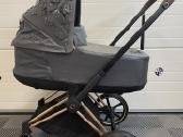 Cybex Priam V4 Rose Gold Simply Flowers Grey