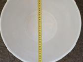 Didelis - 36cm. keraminis baltas vazonas - nuotraukos Nr. 3