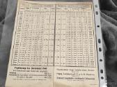 1940 Memel Kursiu Nerija Fahrplan - nuotraukos Nr. 2