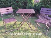 Nauji lauko baldai terasai ar balkonui ir kėdės - nuotraukos Nr. 7