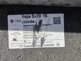 Vejos bortai 5x20 100cm ilgis Juoda - nuotraukos Nr. 2