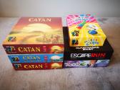 Stalo žaidimai Catan, Escape Run, Halli Cups