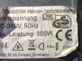 300w halogeninė lauko lempa