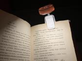 Nauja LED Prisegama Lempa Skaitymui