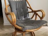 1970-ųjų „papasan“ stiliaus poilsio kėdė - nuotraukos Nr. 3