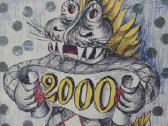 Pieštas atvirukas 2000 m. " Drakonas ". - nuotraukos Nr. 5