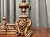 Antikvarinis žalvarinis židinio ekranas - nuotraukos Nr. 4