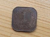 Malajai 1941 1 centas