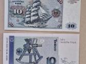 4 vnt skirtingų Vokietijos Markių banknotų - nuotraukos Nr. 2