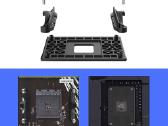 Am4 bracket skardele, Am4 Cpu retention - nuotraukos Nr. 2