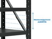 Metaliniai moduliniai stelažai Rehalt Syststems - nuotraukos Nr. 4