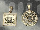 Prabangūs auksiniai Versace, Chanel pakabukai - nuotraukos Nr. 22