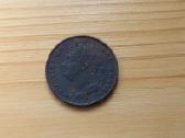 Britanija 1821 1 fartingas