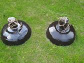Metaliniai XX a. vidurio šviestuvų gaubtai - nuotraukos Nr. 2