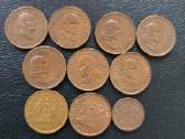 Pietų Afrika Par 20,10,5,2,1 cent