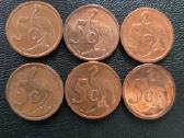 Pietų Afrika Par 20,10,5,2,1 cent - nuotraukos Nr. 6