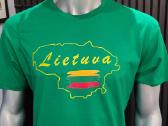 Marškinėliai Lietuva (žali balti, juodi) - nuotraukos Nr. 4