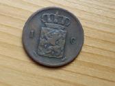 Nyderlandai 1863 1 centas - nuotraukos Nr. 2