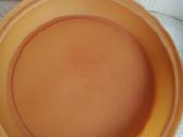 Stipraus plastiko,sena,didelė lėkštė su dangčiu - nuotraukos Nr. 8