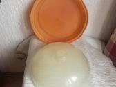Stipraus plastiko,sena,didelė lėkštė su dangčiu - nuotraukos Nr. 7