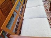 Vintažinė mid century tikmedžio sofa ,foteliai - nuotraukos Nr. 12