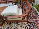 Vintažinė mid century tikmedžio sofa ,foteliai - nuotraukos Nr. 15