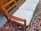 Vintažinė mid century tikmedžio sofa ,foteliai - nuotraukos Nr. 17
