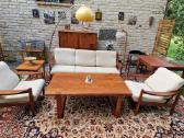 Vintažinė mid century tikmedžio sofa ,foteliai - nuotraukos Nr. 24