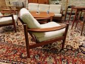 Vintažinė mid century tikmedžio sofa ,foteliai - nuotraukos Nr. 34