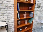 Vintažinė mid century tikmedžio knygų lentyna - nuotraukos Nr. 16