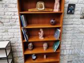 Vintažinė mid century tikmedžio knygų lentyna - nuotraukos Nr. 22