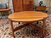 Vintažinis mid century tikmedžio kavos staliukas - nuotraukos Nr. 15
