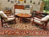 Vintažinis mid century tikmedžio kavos staliukas - nuotraukos Nr. 24