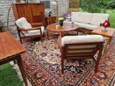 Vintažinis mid century tikmedžio kavos staliukas - nuotraukos Nr. 32