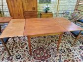 Vintažinis mid century tikmedžio valgomojo stalas - nuotraukos Nr. 8