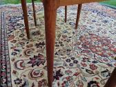 Vintažinis mid century tikmedžio valgomojo stalas - nuotraukos Nr. 9