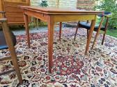 Vintažinis mid century tikmedžio valgomojo stalas - nuotraukos Nr. 15