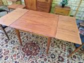 Vintažinis mid century tikmedžio valgomojo stalas - nuotraukos Nr. 18