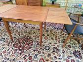 Vintažinis mid century tikmedžio valgomojo stalas - nuotraukos Nr. 21