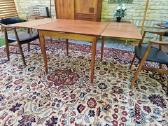 Vintažinis mid century tikmedžio valgomojo stalas - nuotraukos Nr. 22