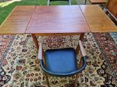 Vintažinis mid century tikmedžio valgomojo stalas - nuotraukos Nr. 35