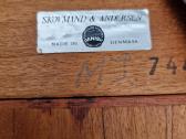 Vintažinis mid century tikmedžio valgomojo stalas - nuotraukos Nr. 36