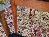 Vintažinis mid century tikmedžio valgomojo stalas - nuotraukos Nr. 38