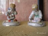 CCCP porceliano statuleles 2 vnt. .Zr. Foto