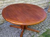 Vintažinis mid century tikmedžio valgomojo stalas - nuotraukos Nr. 5
