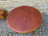 Vintažinis mid century tikmedžio valgomojo stalas - nuotraukos Nr. 9