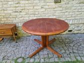 Vintažinis mid century tikmedžio valgomojo stalas - nuotraukos Nr. 11