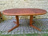 Vintažinis mid century tikmedžio valgomojo stalas - nuotraukos Nr. 16