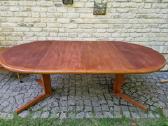 Vintažinis mid century tikmedžio valgomojo stalas - nuotraukos Nr. 19